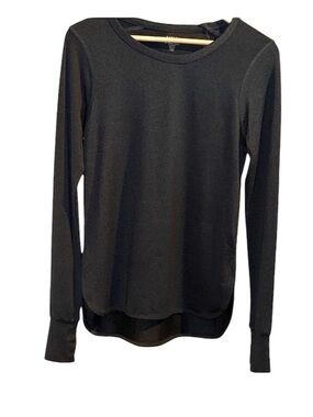 Varley Kearney shirt slate gray NEW Long Sleeve Tee stretch active breathable